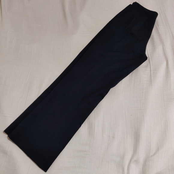 Talbots Stretch Wool-Lined Wide Leg Dress Pants - Picture 2 of 7